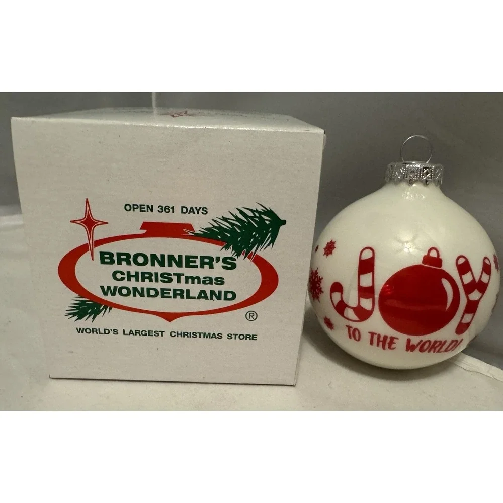 Bronners Christmas Wonderland Joy To The World Ornament